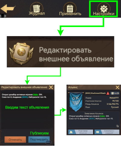 Внешнее объявление